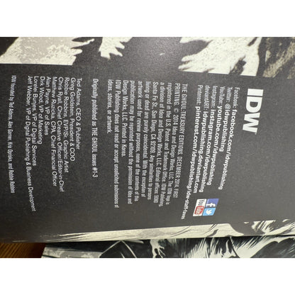 The Ghoul Treasury Edition IDW Comic Steve Niles Bernie Wrightson 2014 Miller