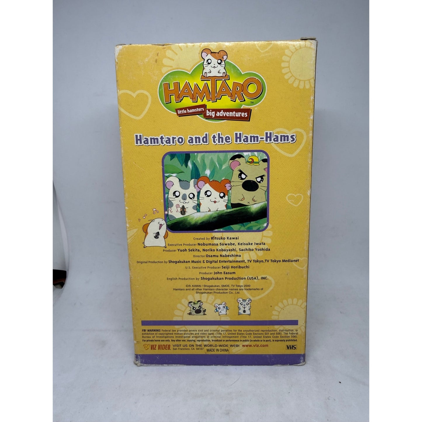Hamtaro and the Ham-Hams VHS Viz Video Anime Little Hamsters Big Adventures