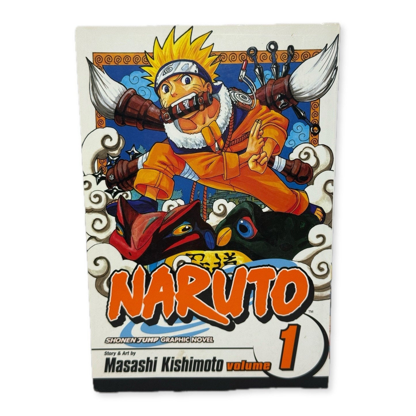 Naruto Vol 1 Manga Masashi Kishimoto Shonen Jump Graphic Novel Uzumaki 2003 Eng