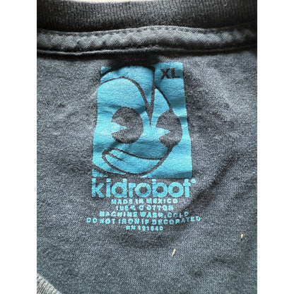 Kidrobot Mad Villain XL Blue T Shirt Artist Collab Streetwear Graphic Tee Rare