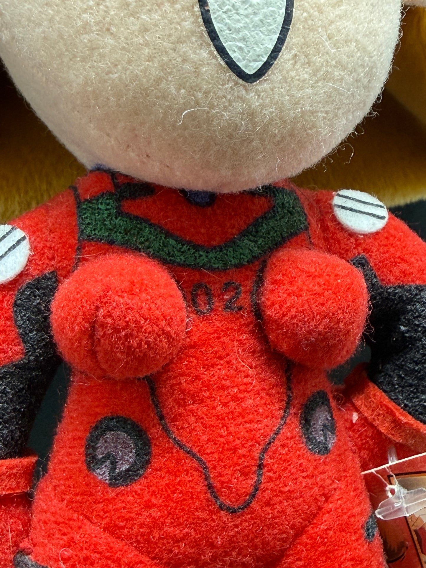 2001 Sega Evangelion Asuka Langley Plush Red Plugsuit EVA Pilot Prize