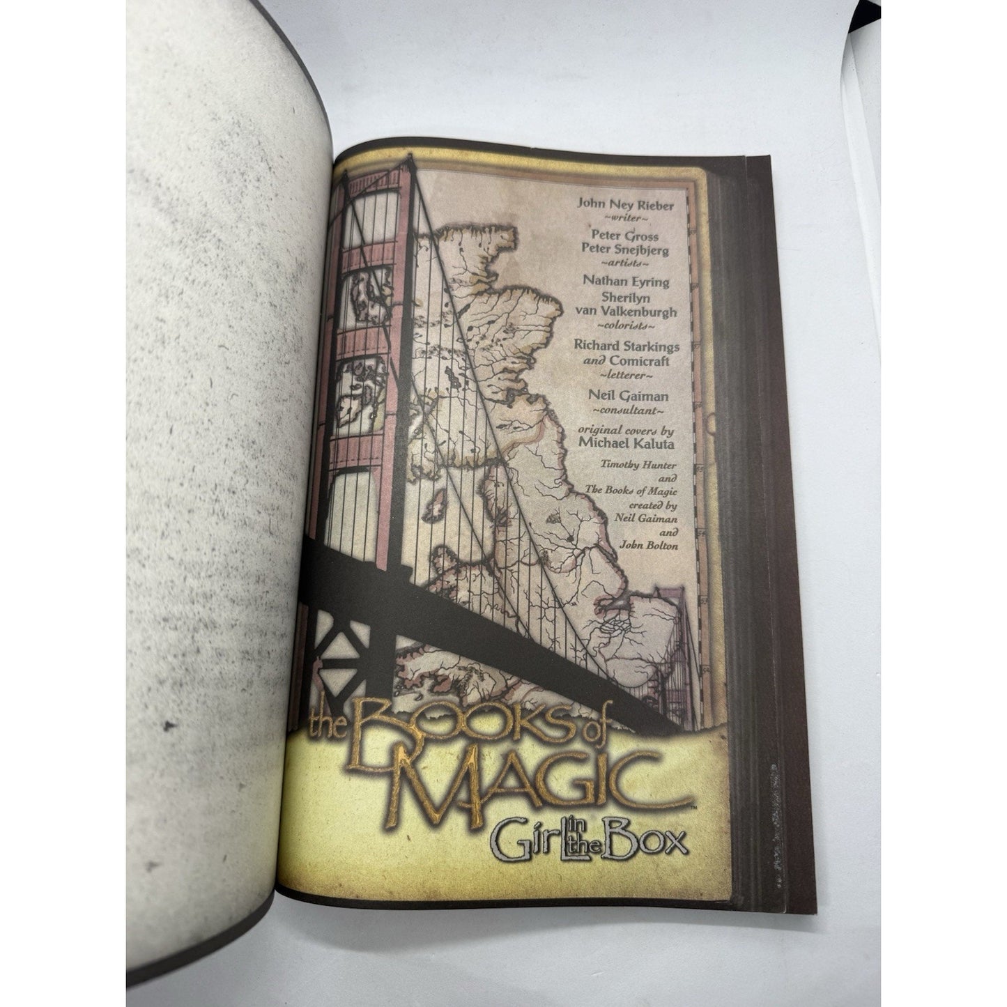 Books of Magic Girl in the Box Book 5 DC Vertigo TPB 1999 Rieber Gross Gaiman