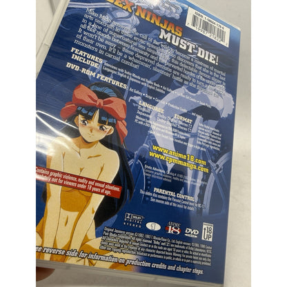 La Blue Girl 1 & 2 DVD 2001 Anime18 English Dub Sub Rare OOP Tested Collectible