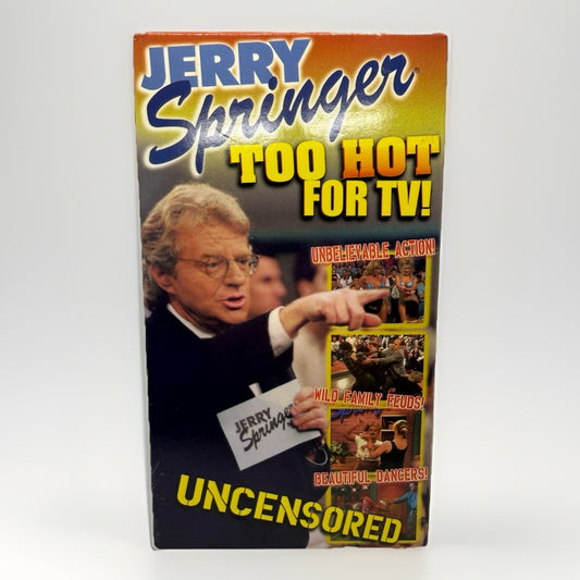 Jerry Springer Too Hot For TV! Uncensored Deluxe Edition VHS
