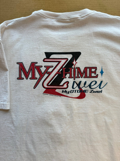 My-Z-HiME My Otome Zwei Anime Tee XL Double Sided Sunrise 2006-2008
