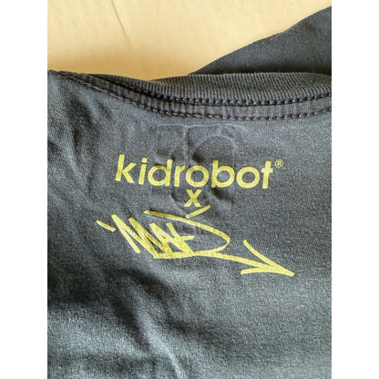 Kidrobot Mad Villain XL Blue T Shirt Artist Collab Streetwear Graphic Tee Rare