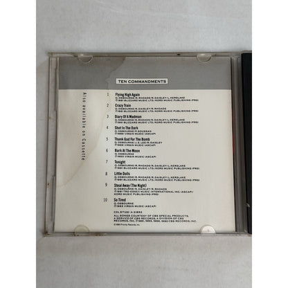 Ozzy Osbourne Ten Commandments CD 1990 Priority CBS Limited Collectors Edition