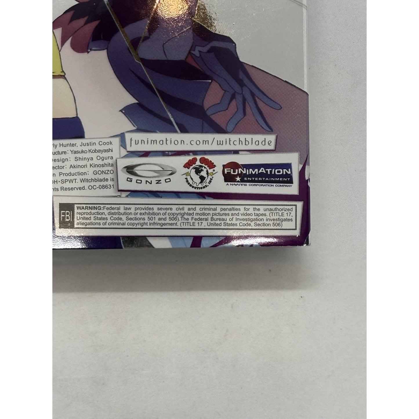 Witchblade Anime DVD (2006) Top Cow x Gonzo x Funimation - Brand New Sealed