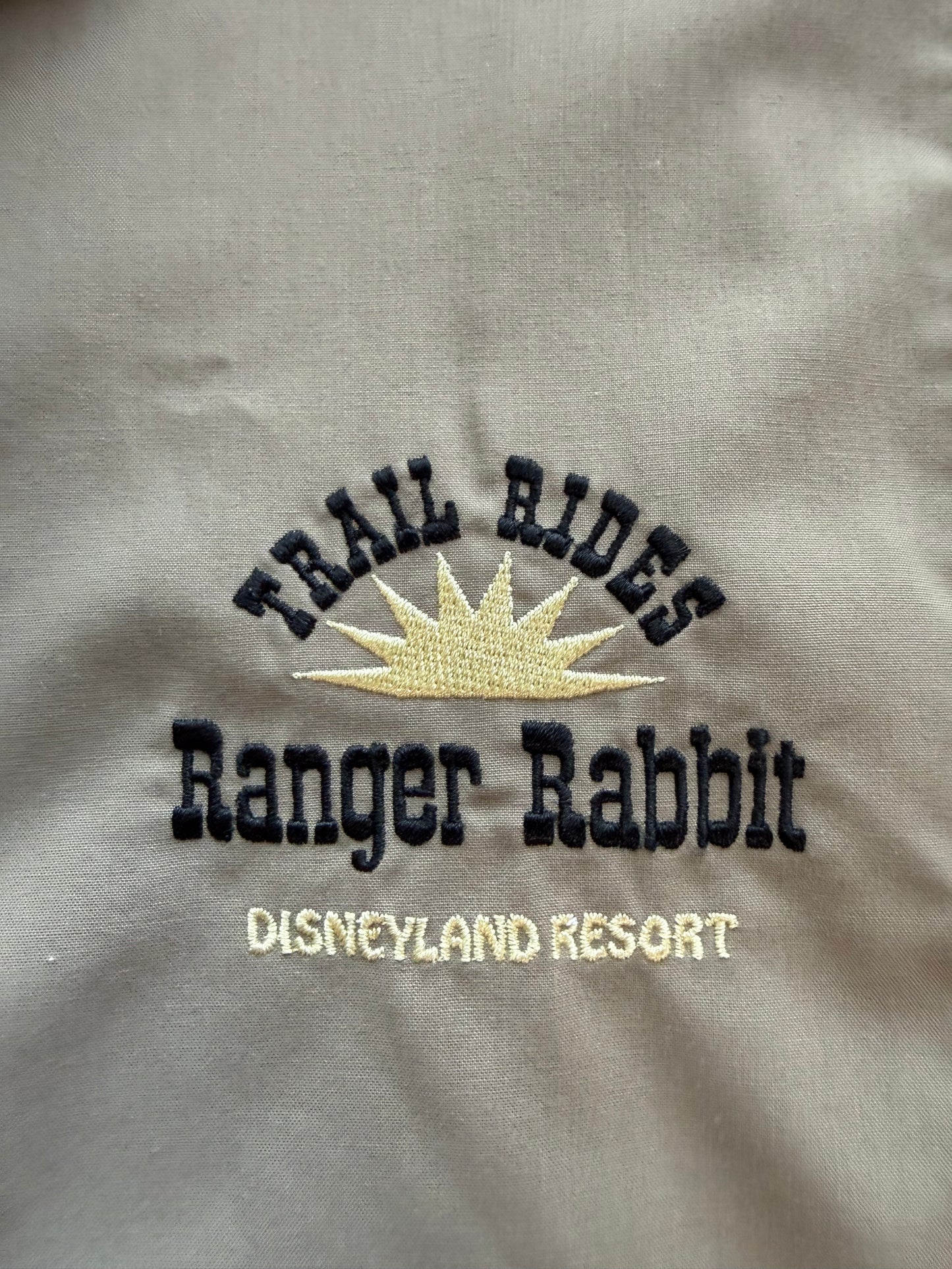 Disneyland Resort Ranger Rabbit Trail Rides Cast Member Shirt Jessica Rabbit XL