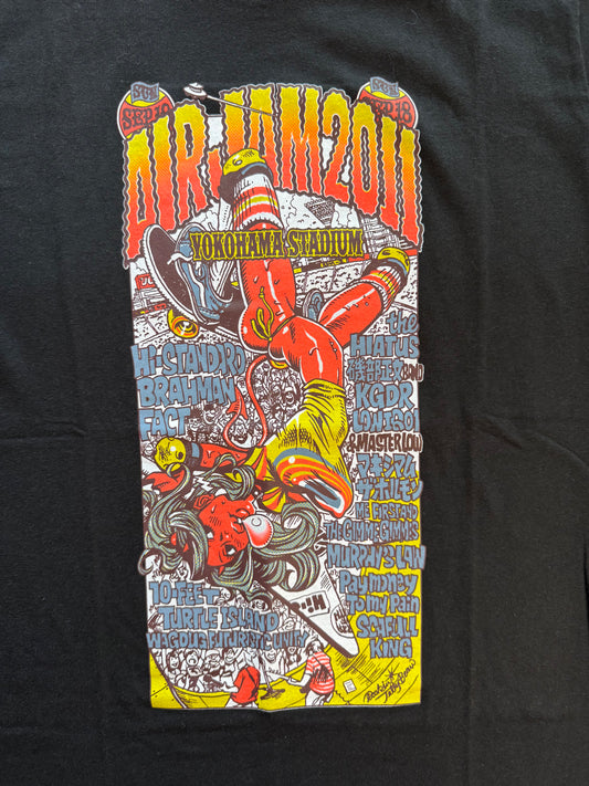 Air Jam 2011 Yokohama Stadium Official Tee Rockin Jelly Bean Hi-Standard M