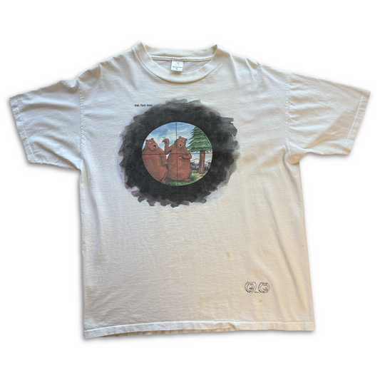 Vintage The Far Side Gary Larson Bear Sniper Scope Tee Made USA Official XL