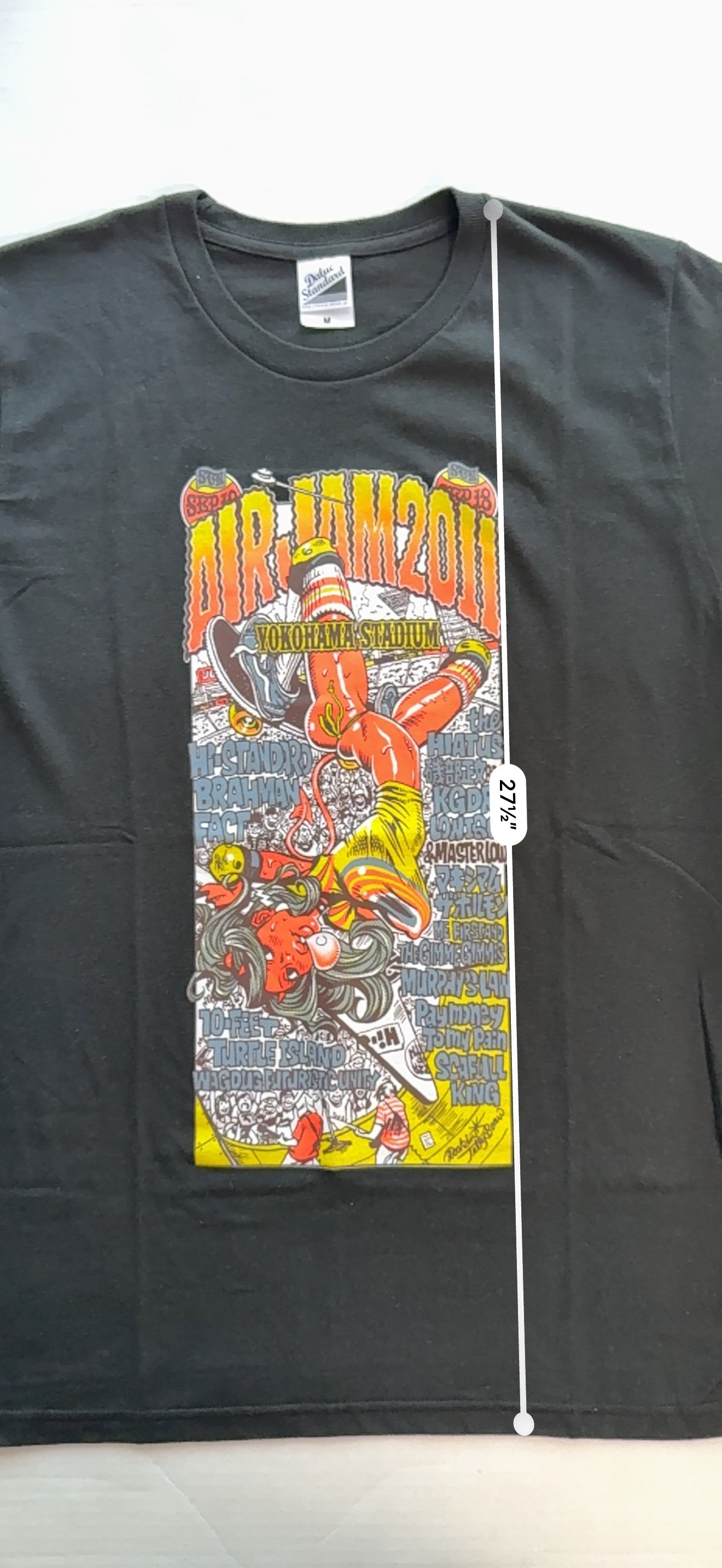 Air Jam 2011 Yokohama Stadium Official Tee Rockin Jelly Bean Hi-Standard M