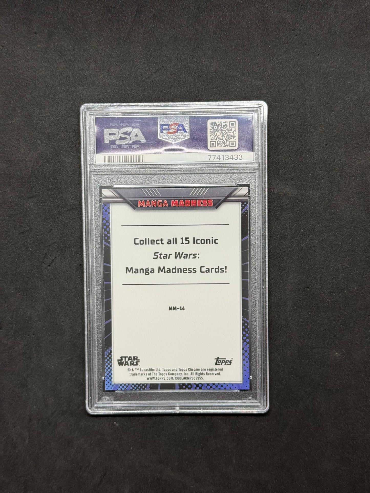 2023 Topps Chrome Star Wars Manga Madness Princess Leia PSA 10 #MM14