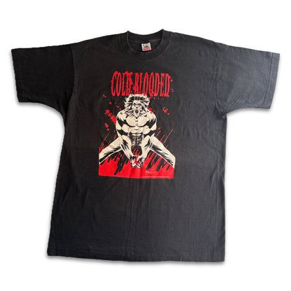 Vintage 1994 Cold Blooded Werewolf Graphic Tee Fruit of the Loom XL Black