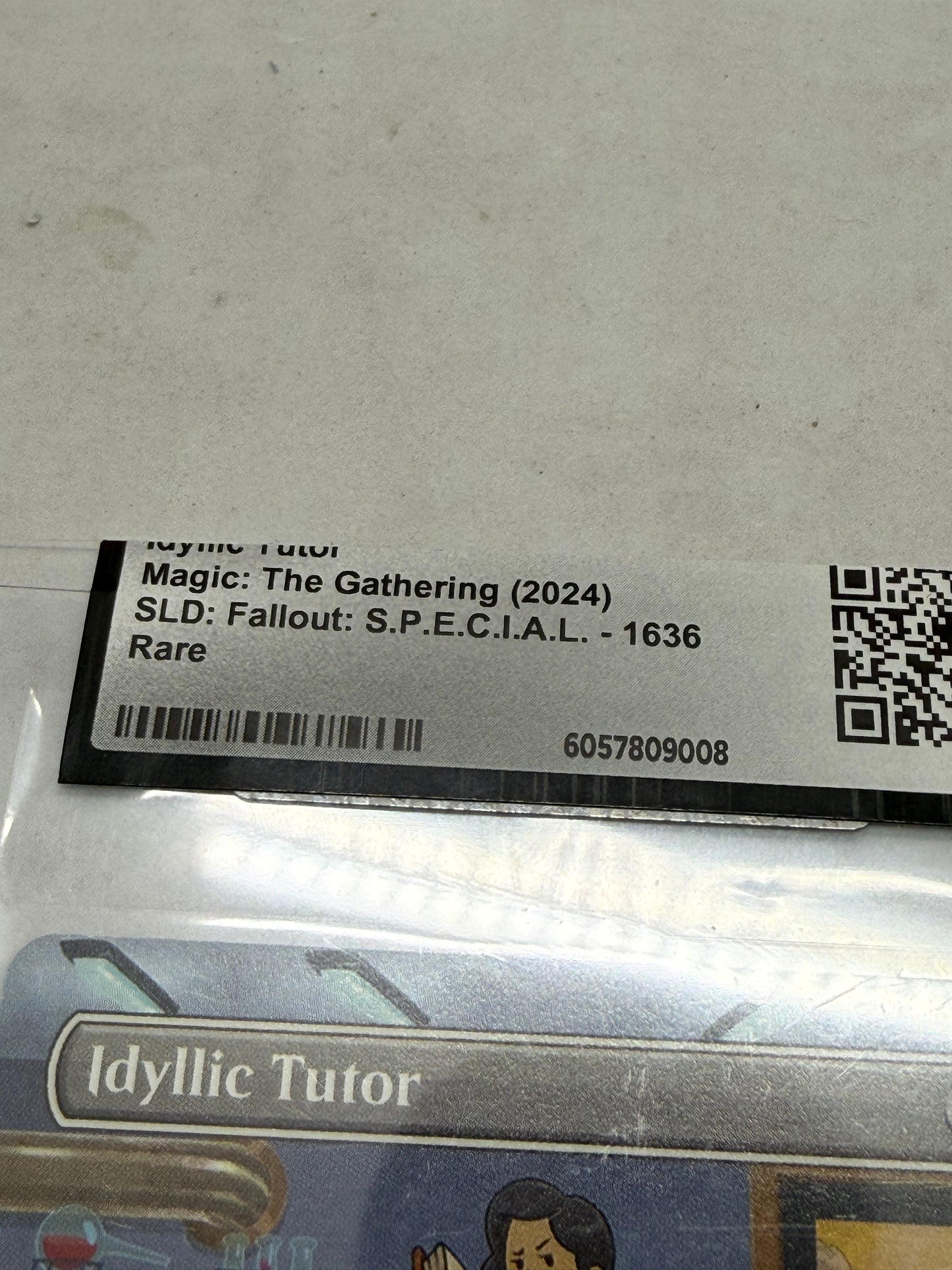 Magic The Gathering Idyllic Tutor Fallout SPECIAL CGC Authenticated Slab