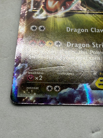 Pokemon Rayquaza EX XY73 Black Star Promo Rainbow Foil Card