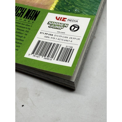One Punch Man Vol 3 Manga ONE Yusuke Murata VIZ Shonen Jump Hero Test 2015 Eng
