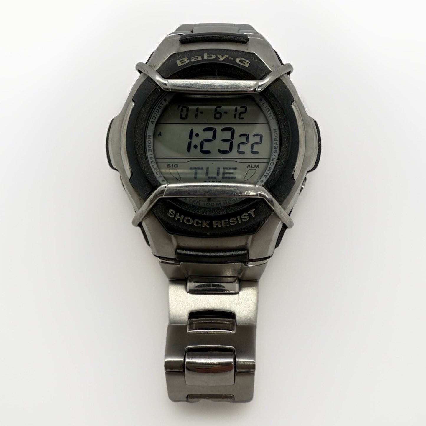 Casio Baby-G MSG-135 (2488) Digital Women's Watch Chronograph - New Battery