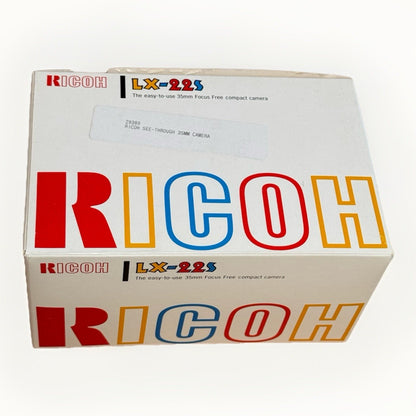 Ricoh LX-22S XOBBOX See Through 35mm Focus Free Film Camera New in Box 1993 35mm