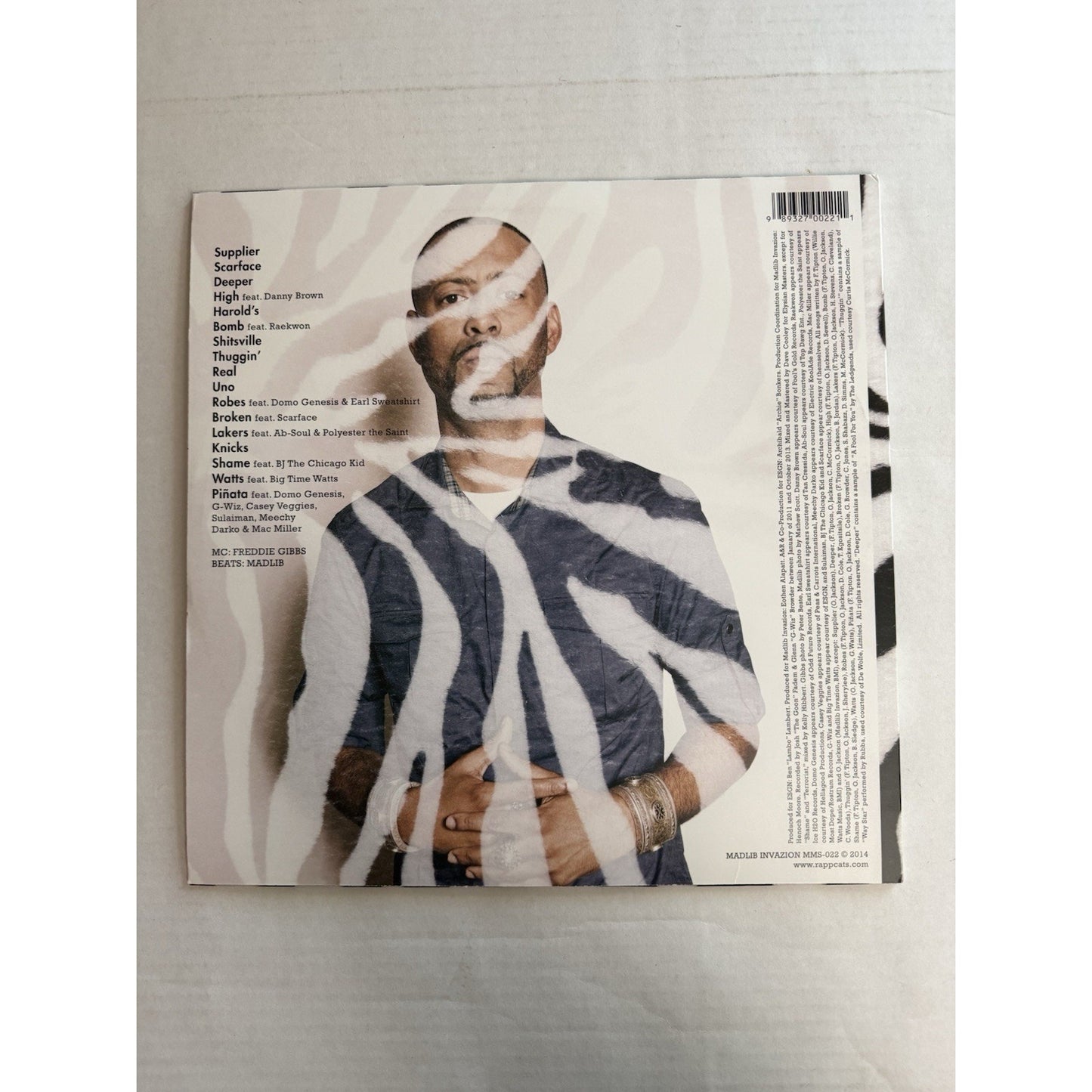 Freddie Gibbs Madlib Piñata 2LP OG 2014 Press Madlib Invazion MMS-022 Hip Hop 14