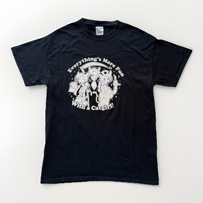 Aardvark Tees 2009 Everything’s More Fun With a Catgirl T-Shirt Size Medium - thriftgoblin