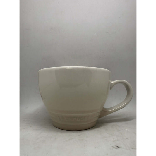 LE CREUSET Giant Cappuccino Cup 14 oz Bistro Mug Coffee Meringue 400ml Sec Choix