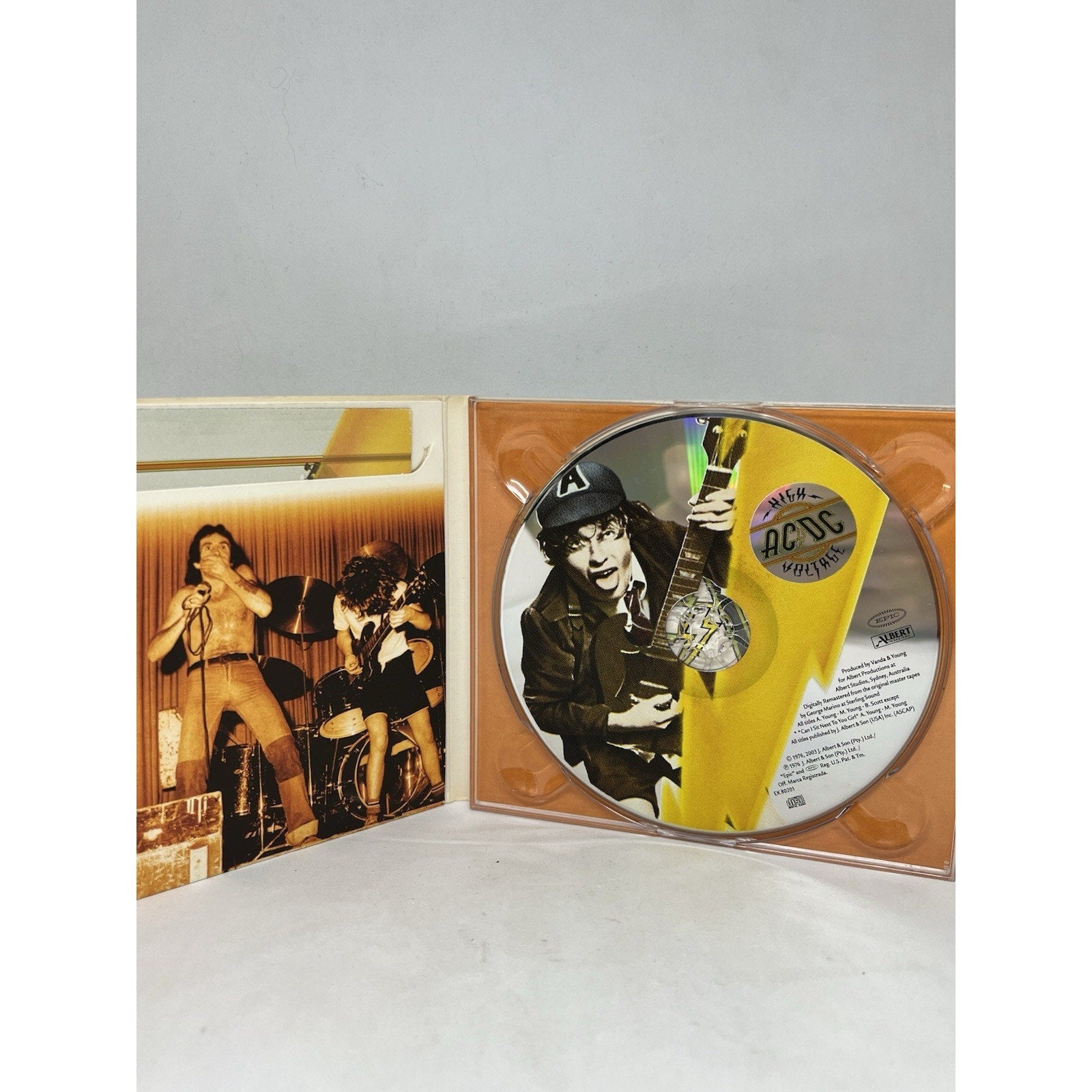 AC/DC - High Voltage (CD, Remastered) Classic Rock Album - Angus Young Cover - thriftgoblin