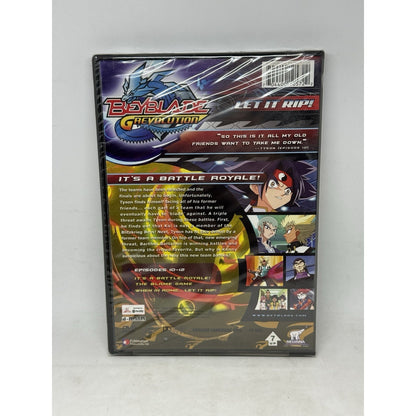 Beyblade G-Revolution Vol 4 Its a Battle Royale DVD FUNimation Eps 10-12 Sealed