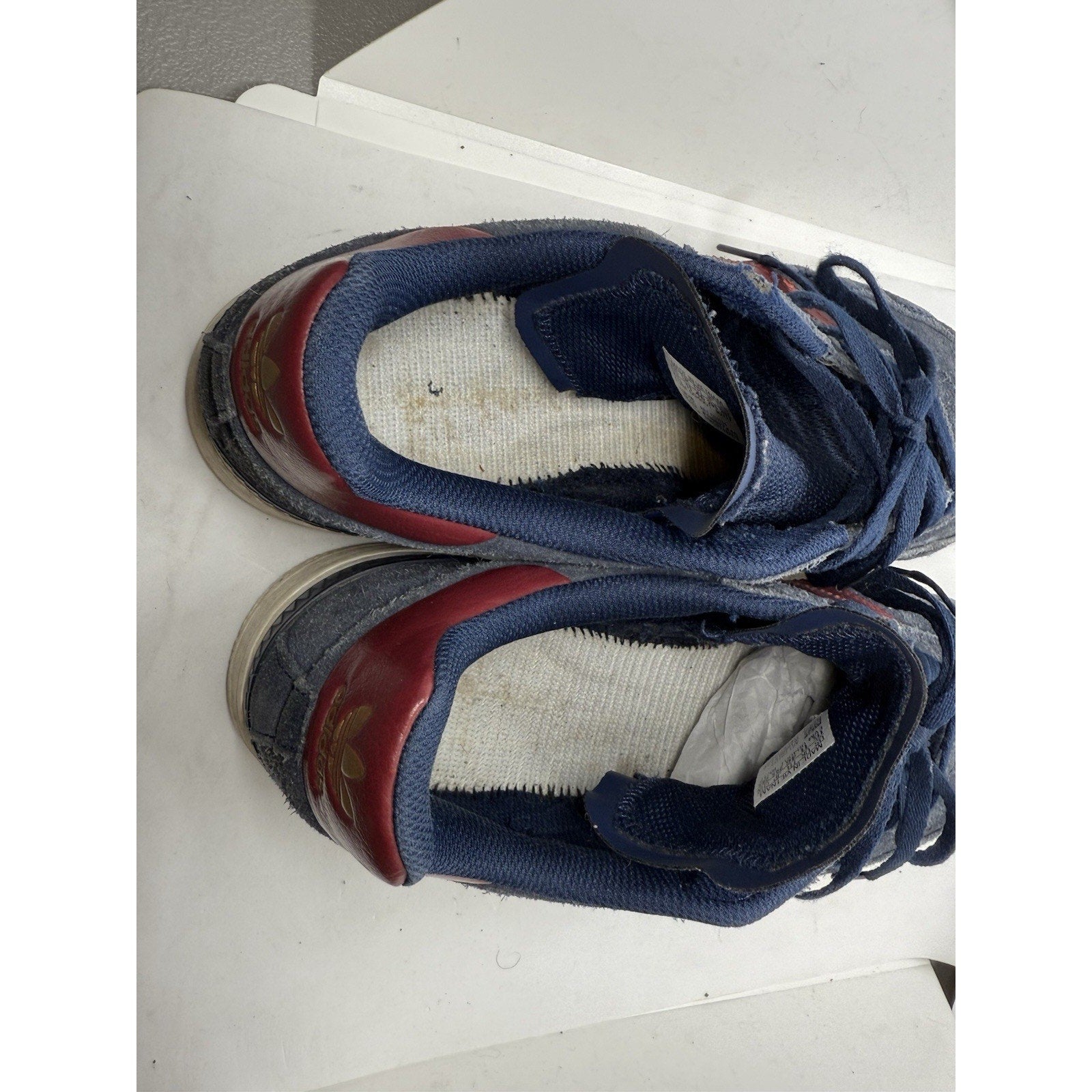 Adidas Samba ADV Navy Red Suede Skateboarding Shoes Mens 11.5 CQ1134 Skate Sneak - thriftgoblin