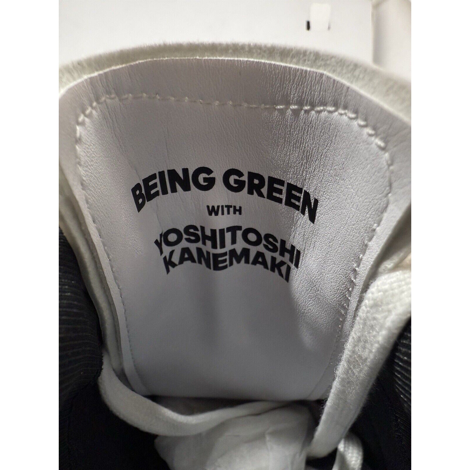 adidas Stan Smith x Yoshitoshi Kanemaki GY5347 Black Embossed Men's 8.5 Japanese - thriftgoblin