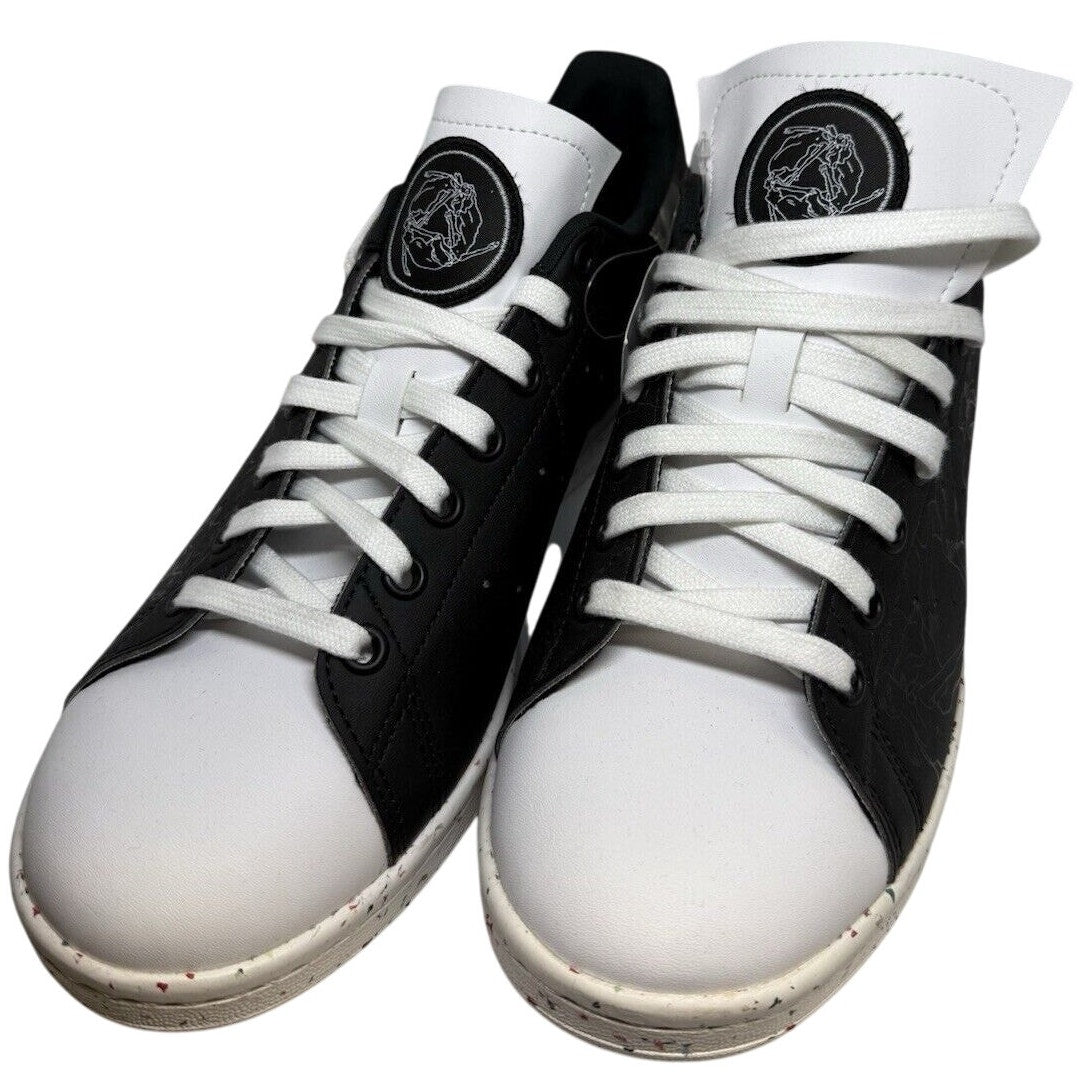 adidas Stan Smith x Yoshitoshi Kanemaki GY5347 Black Embossed Men's 8.5 Japanese - thriftgoblin