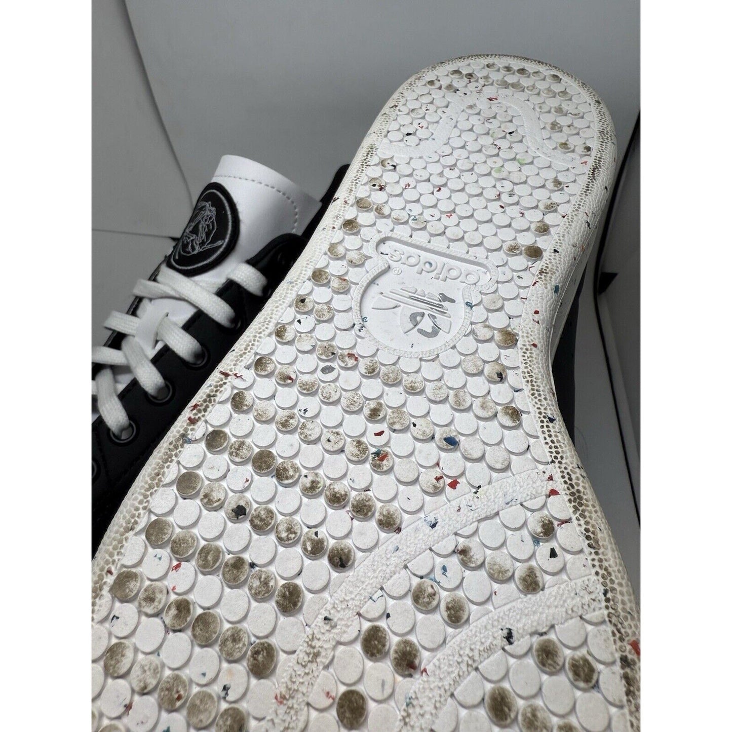 adidas Stan Smith x Yoshitoshi Kanemaki GY5347 Black Embossed Men's 8.5 Japanese - thriftgoblin