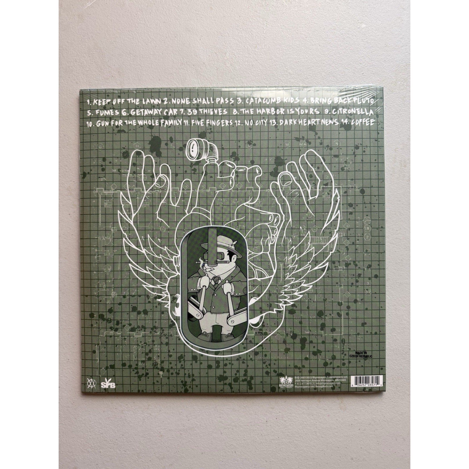 Aesop Rock None Shall Pass 2LP Vinyl 2023 Rhymesayers RSE357 Sealed Jeremy Fish - thriftgoblin
