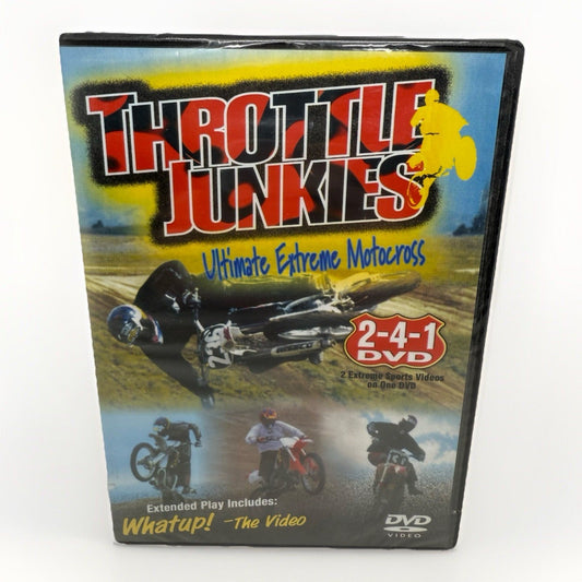 Throttle Junkies / Whatup! DVD 2-in-1 Extreme Motocross Sports Video - NEW