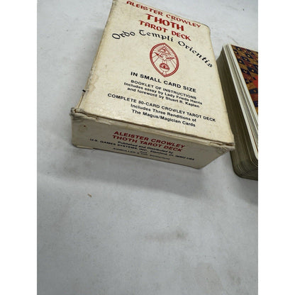 Aleister Crowley Thoth Tarot Deck Esoteric 1986 AGMüller Small Card Size READ 86 - thriftgoblin