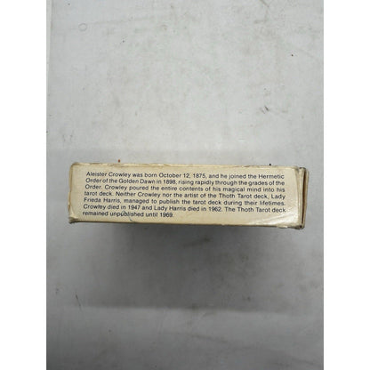 Aleister Crowley Thoth Tarot Deck Esoteric 1986 AGMüller Small Card Size READ 86 - thriftgoblin