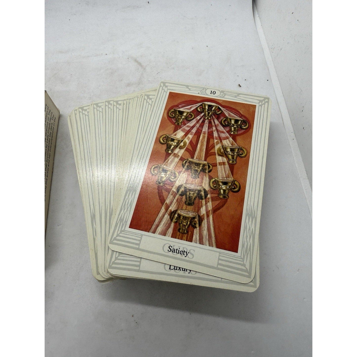 Aleister Crowley Thoth Tarot Deck Esoteric 1986 AGMüller Small Card Size READ 86 - thriftgoblin