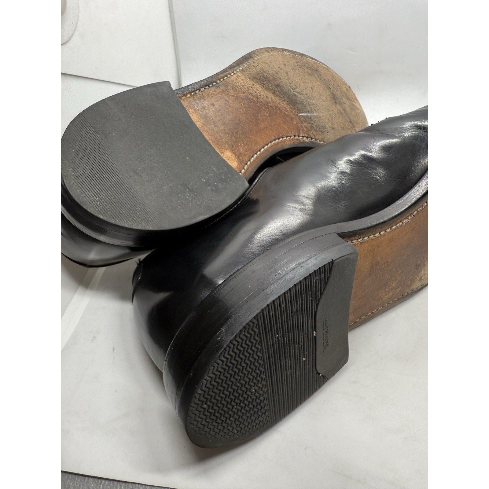 Allen Edmonds Delray Men's Black Leather Split-Toe Oxford Dress Shoes – thriftgoblin Allen Edmonds Delray Men's Black Leather Split-Toe Oxford Dress Shoes – thriftgoblin