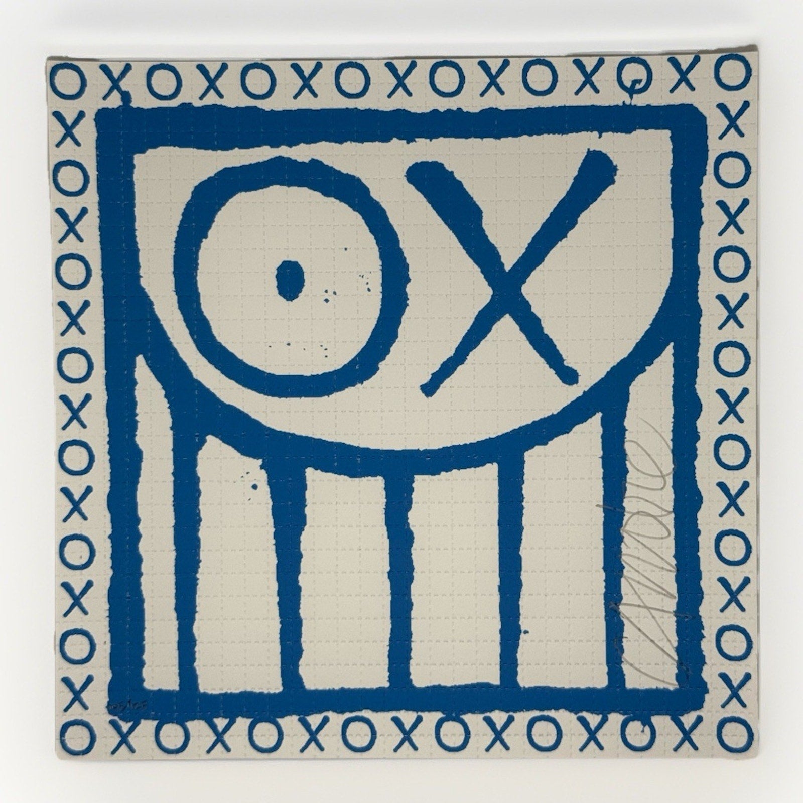 Andre Saraiva Mr. A Love Tripping 24 Blue Blotter Print 105/125 1xRUN Graffiti - thriftgoblin