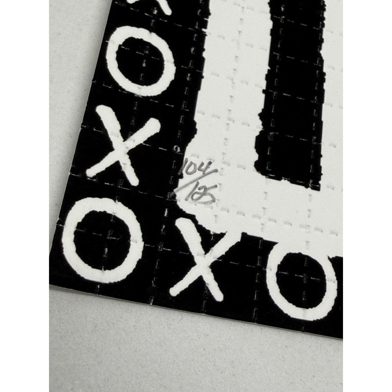 Andre Saraiva Mr. A Love Tripping 24 B+W Ed Blotter Print 104/125 1xRUN Graffiti - thriftgoblin