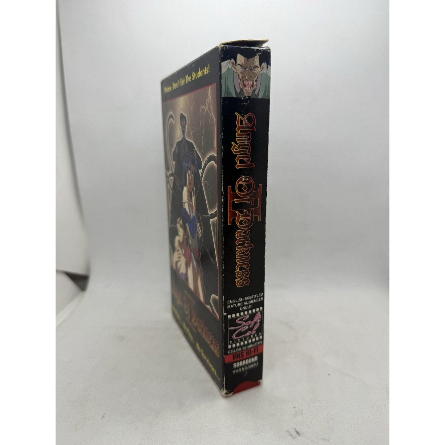 Angel of Darkness II Red VHS Tape Rare SoftCel 1995 Anime Release Tested Works - thriftgoblin