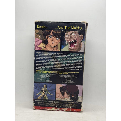 Angel of Darkness III VHS Red Tape Variant SoftCel 1995 Vintage Anime Tested - thriftgoblin