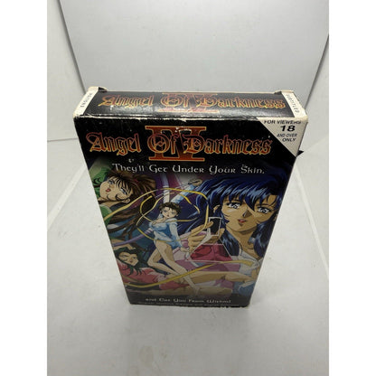 Angel of Darkness IV VHS SoftCel 1998 White Tape Rare Anime English Sub Collect - thriftgoblin