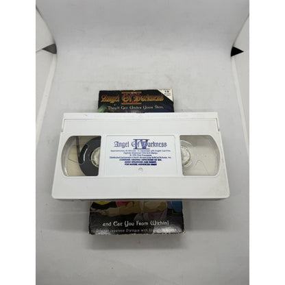 Angel of Darkness IV VHS SoftCel 1998 White Tape Rare Anime English Sub Collect - thriftgoblin