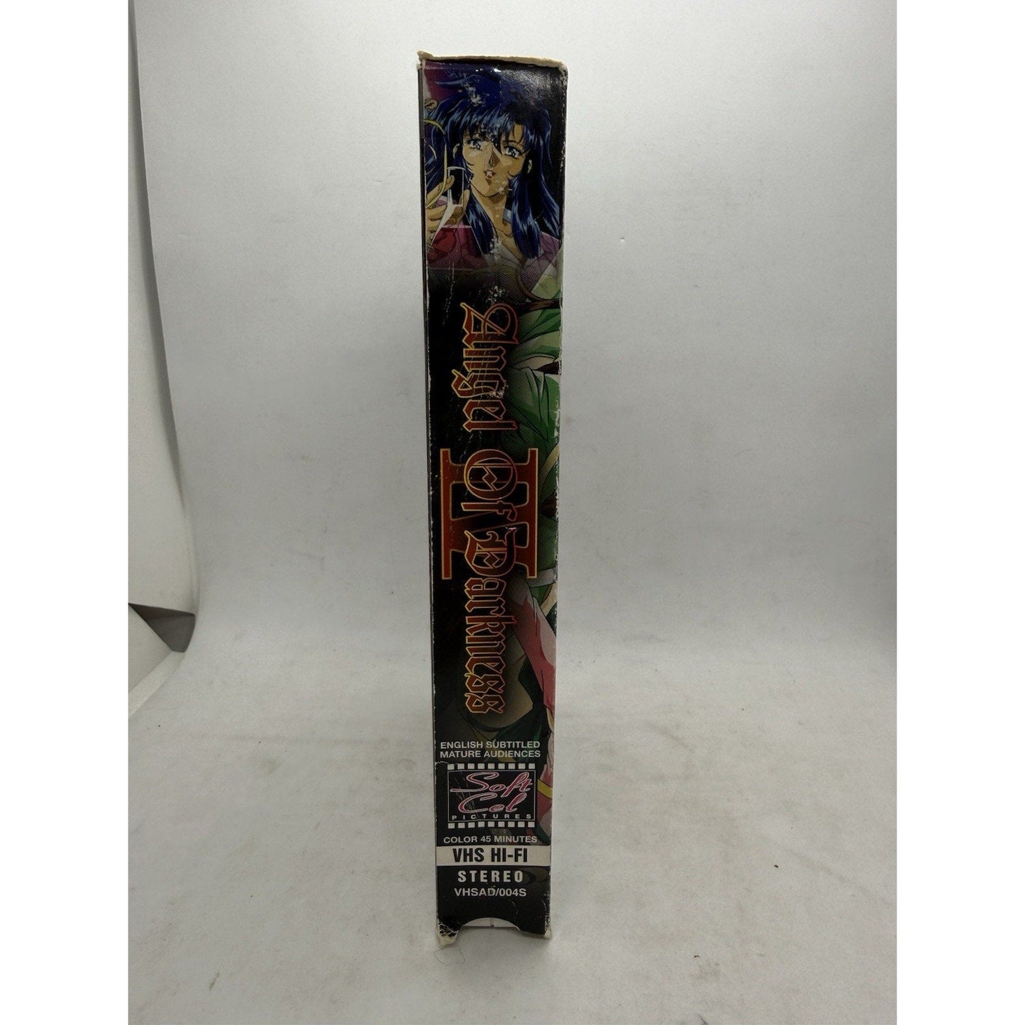 Angel of Darkness IV VHS SoftCel 1998 White Tape Rare Anime English Sub Collect - thriftgoblin