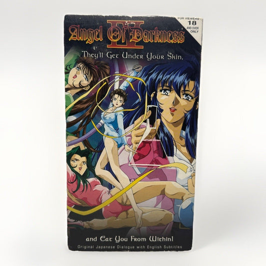 Angel of Darkness IV VHS SoftCel 1998 White Tape Rare Anime English Sub Collect - thriftgoblin