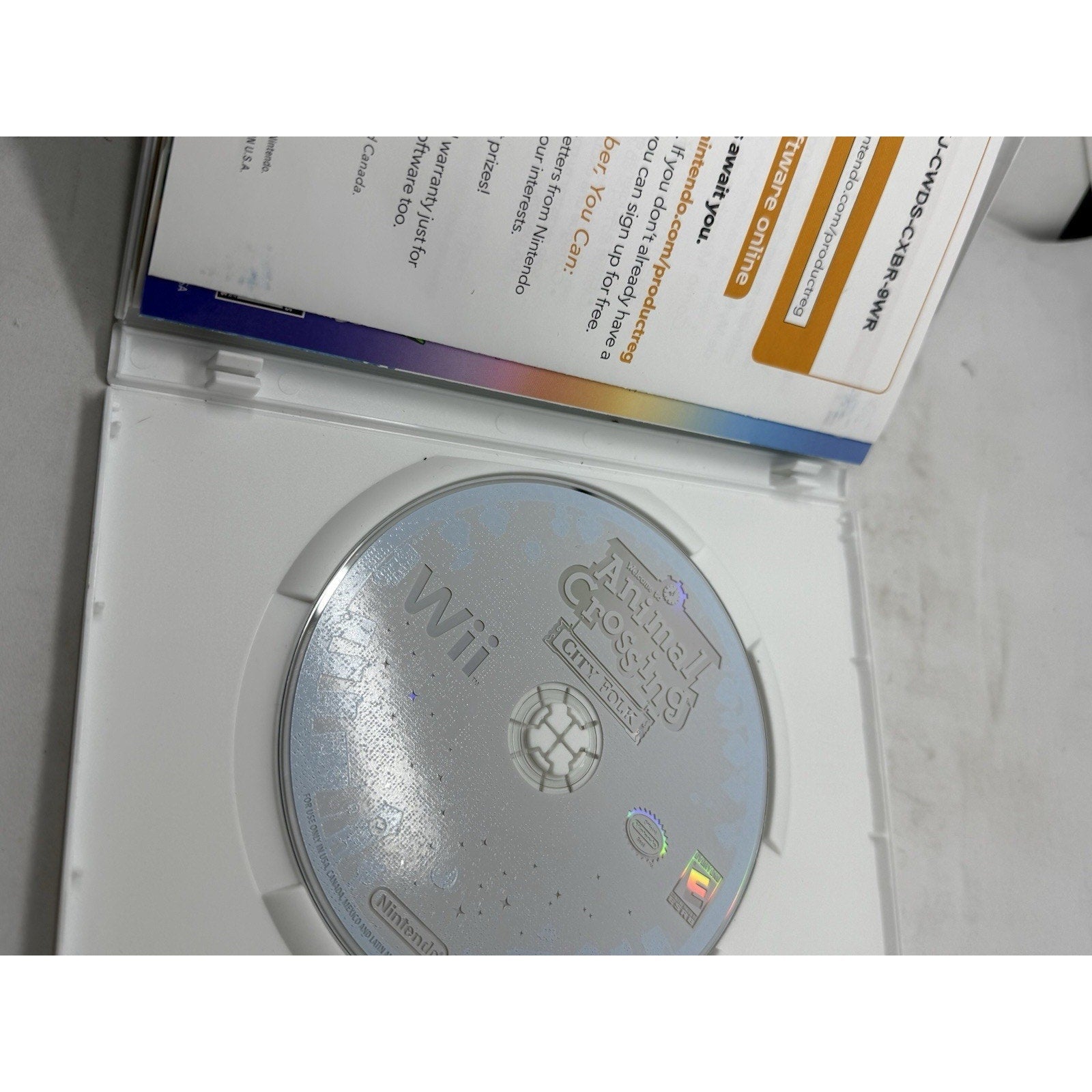 Animal Crossing City Folk (Nintendo Wii 2008) CIB Complete with Manual TESTED - thriftgoblin