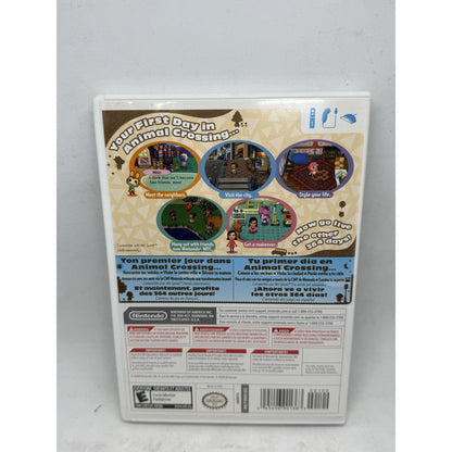 Animal Crossing City Folk (Nintendo Wii 2008) CIB Complete with Manual TESTED - thriftgoblin