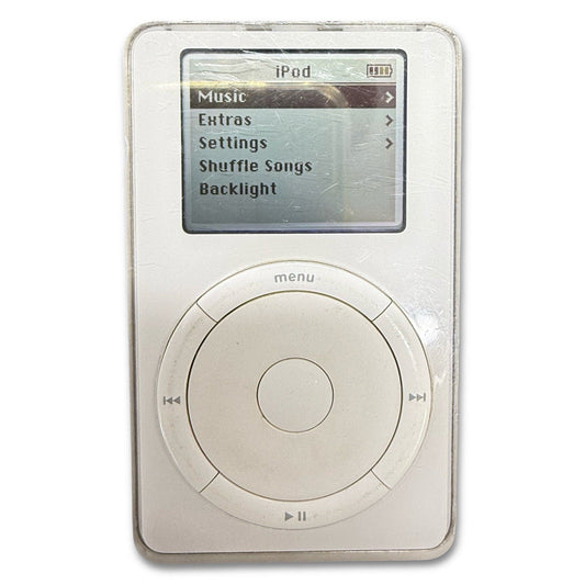 Apple iPod 1st Gen 5GB (M8541, 2001) Scroll Wheel Charger Bundle Working (As Is) - thriftgoblin