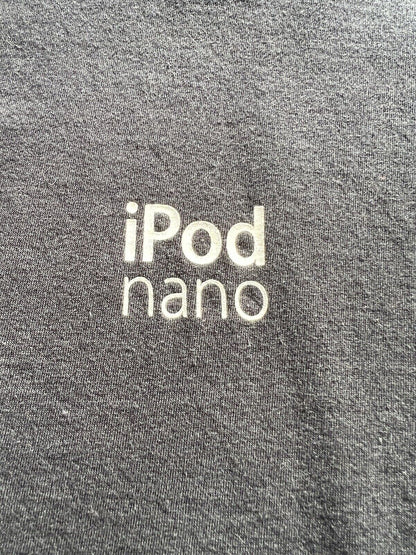 Apple “Ipod Nano” 1,000 Songs. AA Double Sided T Shirt Vintage 2000 Black Size S - thriftgoblin